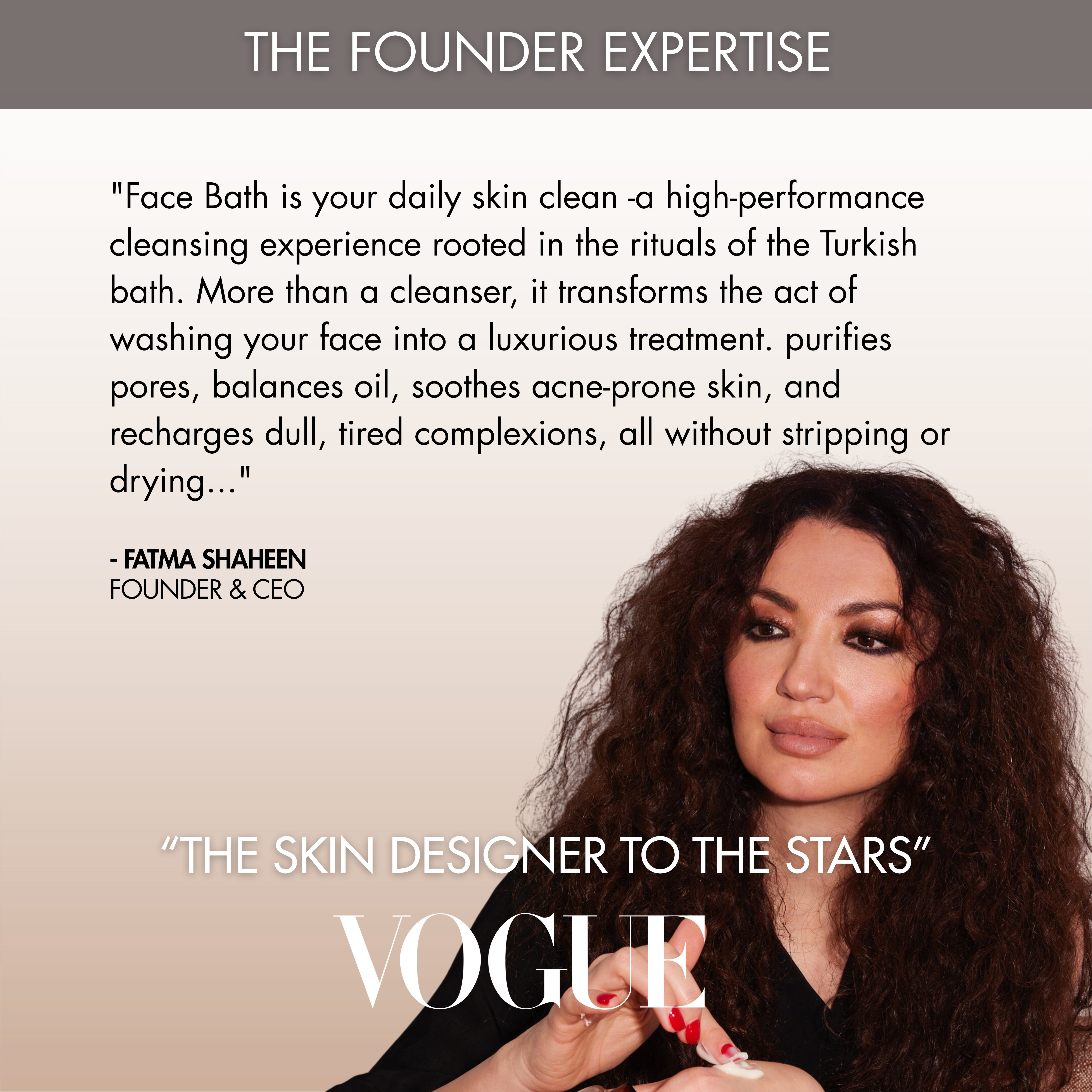 THE CLEAN: FACE BATH & CHERRY GLOSS